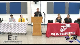 5282024  Weslaco East High Schoo Military Signing [upl. by Shayne]