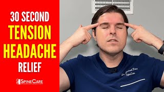 How to Relieve a Tension Headache in SECONDS [upl. by Eelatan]