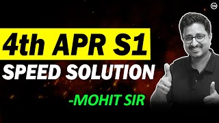 JEE 2024  4th April Shift 1 Speed Solutions  Physics  Eduniti  Mohit Sir [upl. by Narra]