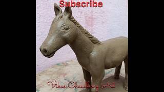 clay horse 🐎 craft animals horse [upl. by Ahsinut697]