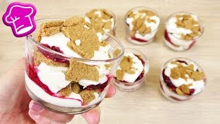 SpekulatiusTiramisu 🎄 weihnachtliches Schicht Dessert mit Himbeeren  Super lecker amp ganz einfach [upl. by Aurora]