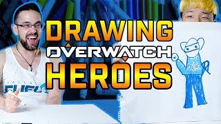 Dallas Draws  Overwatch Heroes  Dallas Fuel [upl. by Kirshbaum]