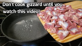 After you watch this you will never buy Chicken Gizzards in the restaurant anymore Very easy recipe [upl. by Rramal]