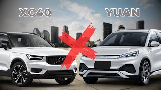 COMPARATIVO VOLVO XV40 VS BYD YUAN PLUS [upl. by Rosalee]