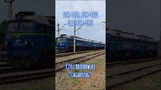 SKŁAD TRZECH quotGAGARÓWquot PKP CARGO  ST441211 ST441203 ST441232 [upl. by Inan]