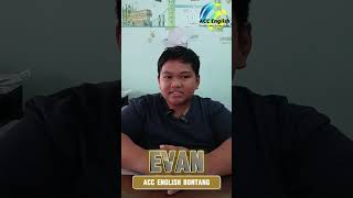 EVAN  HEALTHY LIFESTYLE  PRE INTERMEDIATE CLASS  SPOKEN TEST SEM 1  ACC ENGLISH BONTANG [upl. by Secrest453]