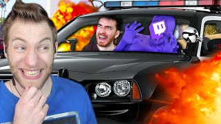 CAN THEY ESCAPE Reacting to quotI called the cops on Twitch Chatquot by DougDoug [upl. by Lon845]