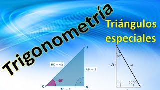 Triángulos especiales [upl. by Ahsitruc]