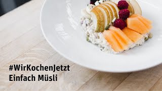 Einfach Müsli in der NaturEnergie Kochshow WirKochenJetzt [upl. by Llenol560]