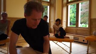 Esalen Massage at the Findhorn Foundation with Perry and Johanna [upl. by Alsi243]