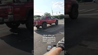 Driver yells at another careless driver running red light 😅 kawasakiz900 kalamazoo [upl. by Aneroc454]