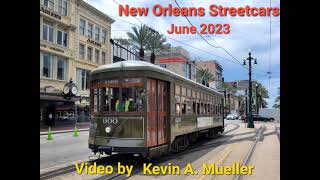 New Orleans Streetcars  Line 12  St Charles Street [upl. by Will611]