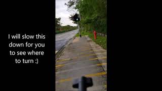 SG Directions  Cycling Pasir Ris to Seng Kang [upl. by Alhsa403]