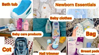 Babies Must Haves Items  Newborn Essential Things [upl. by Bradlee]