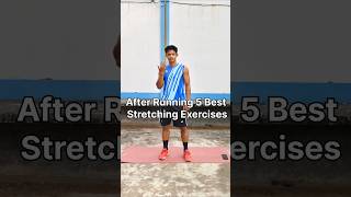 After Running 5 Best starching exercises  shorts ytshorts youtubeshorts getfitwithrahul [upl. by Dave]