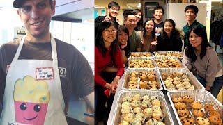 Real Life Muffin Man Bakes Goods for the Homeless [upl. by Dettmer]