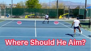 Where Should This Passing Shot Go Tennis Singles Strategy Explained [upl. by Emarej]