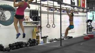 CrossFit  quotFranquot WOD 100909 Demo with Bergeron and Ockerby [upl. by Ado]