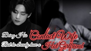 oneshot ff  Being his contract wife but he already have a girlfriend🥵  taehyung ff  bts ff [upl. by Rie]