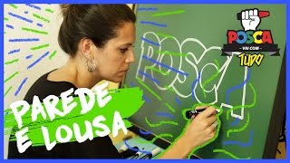 Como usar caneta POSCA em PAREDE e LOUSA  POSCA vai com tudo [upl. by Ise]