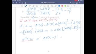 Linear Algebra 63  Properties of Determinants 5 of 5 [upl. by Goodkin]