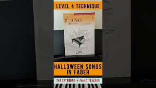 Halloween Piano Music in Faber Piano Adventures Level 4 Books [upl. by Akcir]