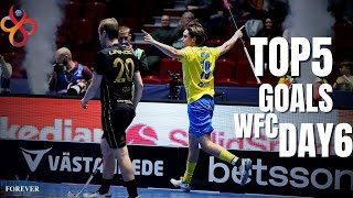 TOP 5 GOALS Floorball WFC DAY6 2024 [upl. by Marsha]