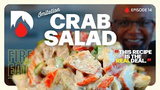 How to Make Imitation CRAB SALAD Easy SEAFOOD salad recipe [upl. by Zeb]