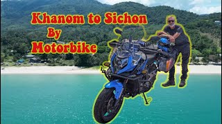 Amazing Road from Khanom to Sichon in South Thailand on my CFMoto 650 MT [upl. by Uba]