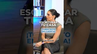 ¿CÓMO ESCRITURAR TU CASA 🏡✍️ CasasPlatino notariopublico escritura bienesraices inversiones [upl. by Arotal]