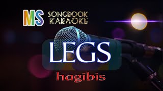 LEGS  HAGIBIS KARAOKE [upl. by Suehtomit]