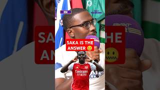 SAKA is the ANSWER 👉 WHATS THE QUESTION shorts football soccer [upl. by Gonroff85]