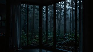 Goodbye Insomnia with Rain  The Soothing Sound of Rain in The Forest Helps you Sleep Well [upl. by Estus]