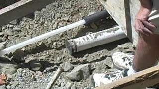 How to Install Plumbing in a Slab Foundation [upl. by Luapnoj]