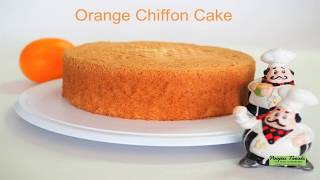 Orange chiffon cake  Easy simple orange cake Recipe  Orange Cake Recipe [upl. by Inama]