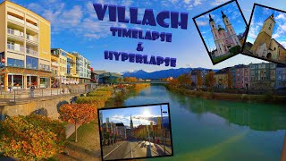 Villach Austria  Kärnten Österreich  timelapse amp hyperlapse  city in motion Full HD [upl. by Amzaj688]