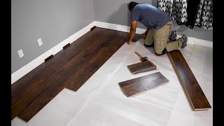 Como Instalar Piso Laminado Para Principiantes [upl. by Notsuoh]