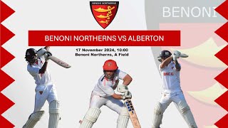 Eastern Cricket Premier Reserve League Benoni Northerns vs Alberton [upl. by Napoleon]