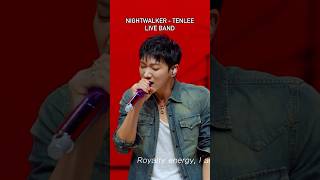 Nightwalker live band 🎸🐈‍⬛ เตนล์ tenlee tenlee1001 nightwalker nct wayv music kpop [upl. by Richarda]