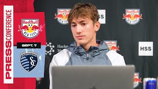 Daniel Edelman Prematch Press Conference  New York Red Bulls vs Sporting Kansas City [upl. by Amiarom]