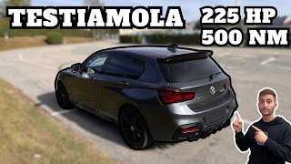 BMW 120D STAGE1 TEST ACCELERAZIONE 225Cv  500Nm [upl. by Anel864]