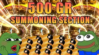 CRAZY SUMMONING SECTION  500GRS PULL LETS GO   DISLYTE [upl. by Wyn]