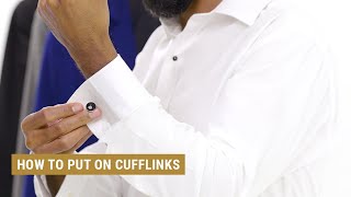 How To Put On Cufflinks  How To  Generation Tux [upl. by Enieledam609]