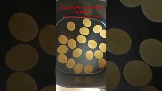 Puris for Pani Puri in Air Fryer  How to make Puris in Air Fryer [upl. by Bain]