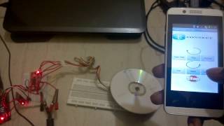 Control stepper motor using easy drive from android app [upl. by Mecke]