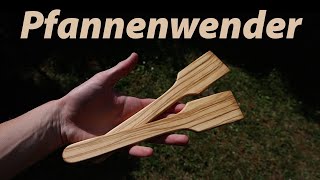 Pfannenwender aus Olivenholz  Die Holzstube [upl. by Noryahs]