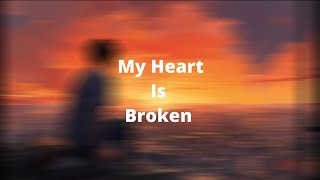 My Heart Is Broken  Yutta AI video lyrics [upl. by Lyrem]