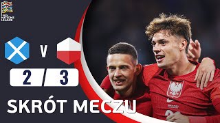 Szkocja Polska  23  Skrót meczu  Liga Narodów UEFA 202425  polska szkocja [upl. by Studnia]