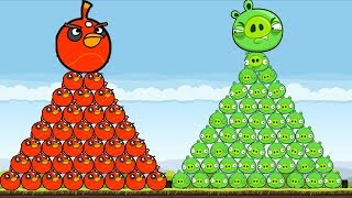 Angry Birds  THUNDER BIRDS BLAST 9999 BAD PIGGIES INSIDE GOLDEN EGG [upl. by Coralyn]