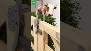 Sliding gate field latch latch gate cattle farm [upl. by Mayhew943]